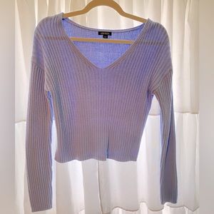 WILD FABLE | Blue v-cut sweater